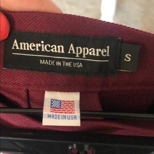 American Apparel Skirts - American Apparel merlot pleated skirt S American Apparel Skirts - American Apparel merlot pleated skirt S